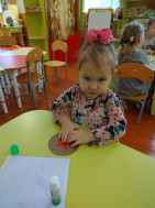 На занятиях у малышей.